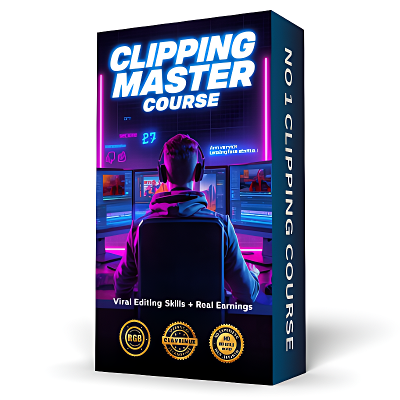 The Viral Clipping Master Course – Learn How to Create, Edit, and Monetize Viral Clips in Pakistan
