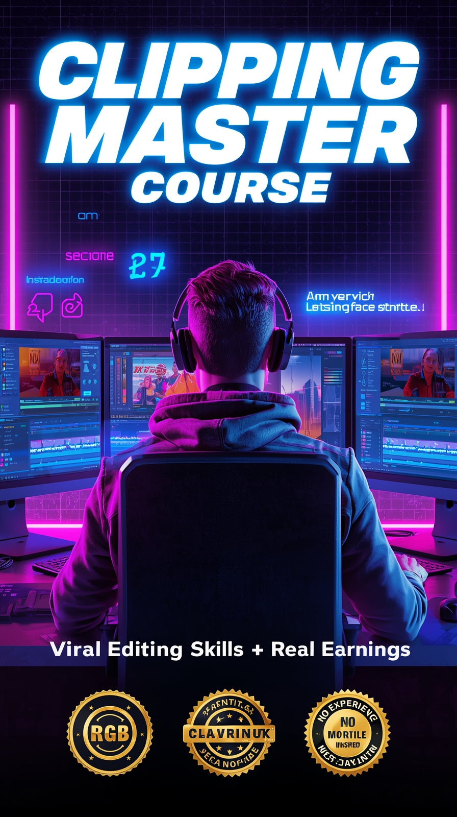 The Viral Clipping Master Course – Learn How to Create, Edit, and Monetize Viral Clips in Pakistan